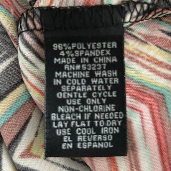 Mlle Gabrielle Women Strapless Maxi Dress Summer Vacation Boho Beachy Size Large - Picture 7 of 7